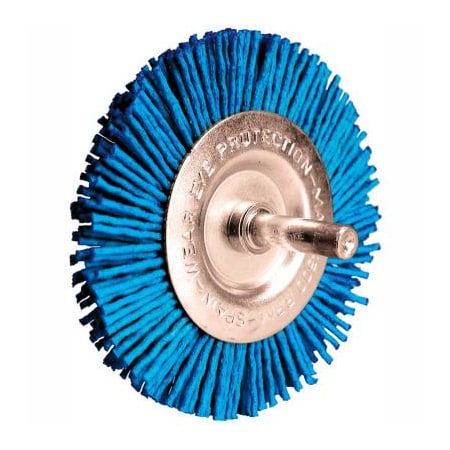 Century Drill & Tool Century Drill 77433 End Brush 3" Dia. 1/4" Shank Size Nylon 77433